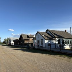 Mile 0 Campground - A main street constructed of actual buildings in the area.