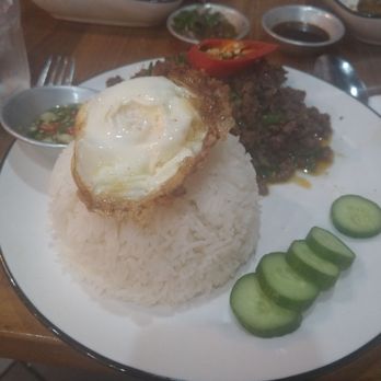Plern Thai Cafe - Pad Gra-Pao with Waygu beef. Aroy Mak! - Thai Near Me - Lake Forest, California Plern Thai Cafe - Pad Gra-Pao with Waygu beef. Aroy Mak! - Thai Near Me - Lake Forest, California