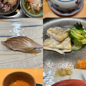 Sushi Enya - Pasadena - I don't know the names of each piece of fish, sorry! Last photo on the left is chawanmushi! (All part of omakase) - Sushi Bars Near Me - Pasadena, California Sushi Enya - Pasadena - I don't know the names of each piece of fish, sorry! Last photo on the left is chawanmushi! (All part of omakase) - Sushi Bars Near Me - Pasadena, California