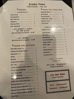 Menu photo 6 ichiro asian bistro & wine bar Georgetown, TX Menu photo 6 ichiro asian bistro & wine bar Georgetown, TX
