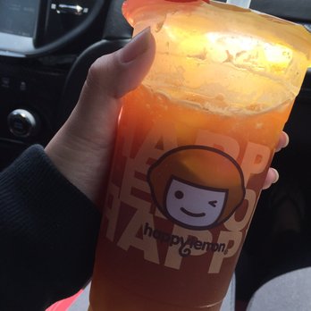 Happy Lemon - Fresh squeezed lemon black tea with aloe $5 - Bubble Tea Near Me - San Jose, California Happy Lemon - Fresh squeezed lemon black tea with aloe $5 - Bubble Tea Near Me - San Jose, California
