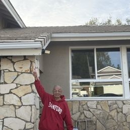 Gutter replacement. Gutter replacement.