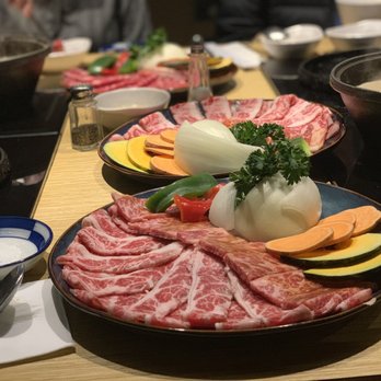 Halves Boiling Pot + Grill - Beef toro + beef short rib - Japanese Near Me - Foothill Ranch, California