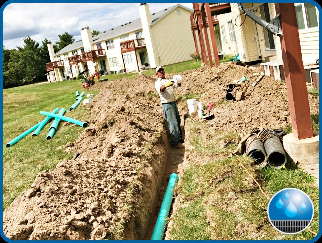 Slide of Drainage Team