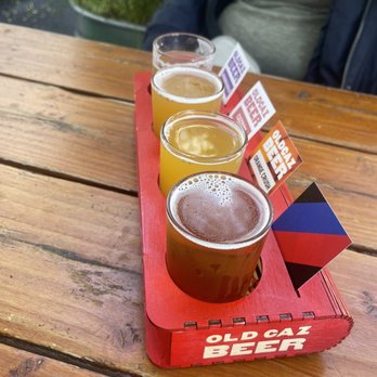 Old Caz Beer - Flight of 4 beers. - Breweries Near Me - Rohnert Park, California Old Caz Beer - Flight of 4 beers. - Breweries Near Me - Rohnert Park, California