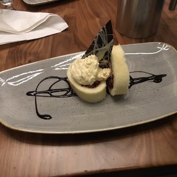 Time & Place Kitchen | Bar - Raspberry jelly roll - Breakfast & Brunch Near Me - Burnaby, British Columbia Time & Place Kitchen | Bar - Raspberry jelly roll - Breakfast & Brunch Near Me - Burnaby, British Columbia