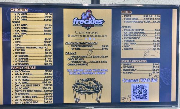 Menu photo 3 Freckle's Chicken Mesquite, TX Menu photo 3 Freckle's Chicken Mesquite, TX