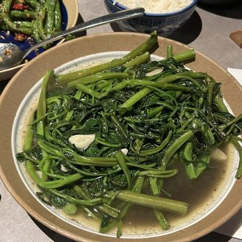 Mountain House - water spinach - Szechuan Near Me - Boston, Massachusetts