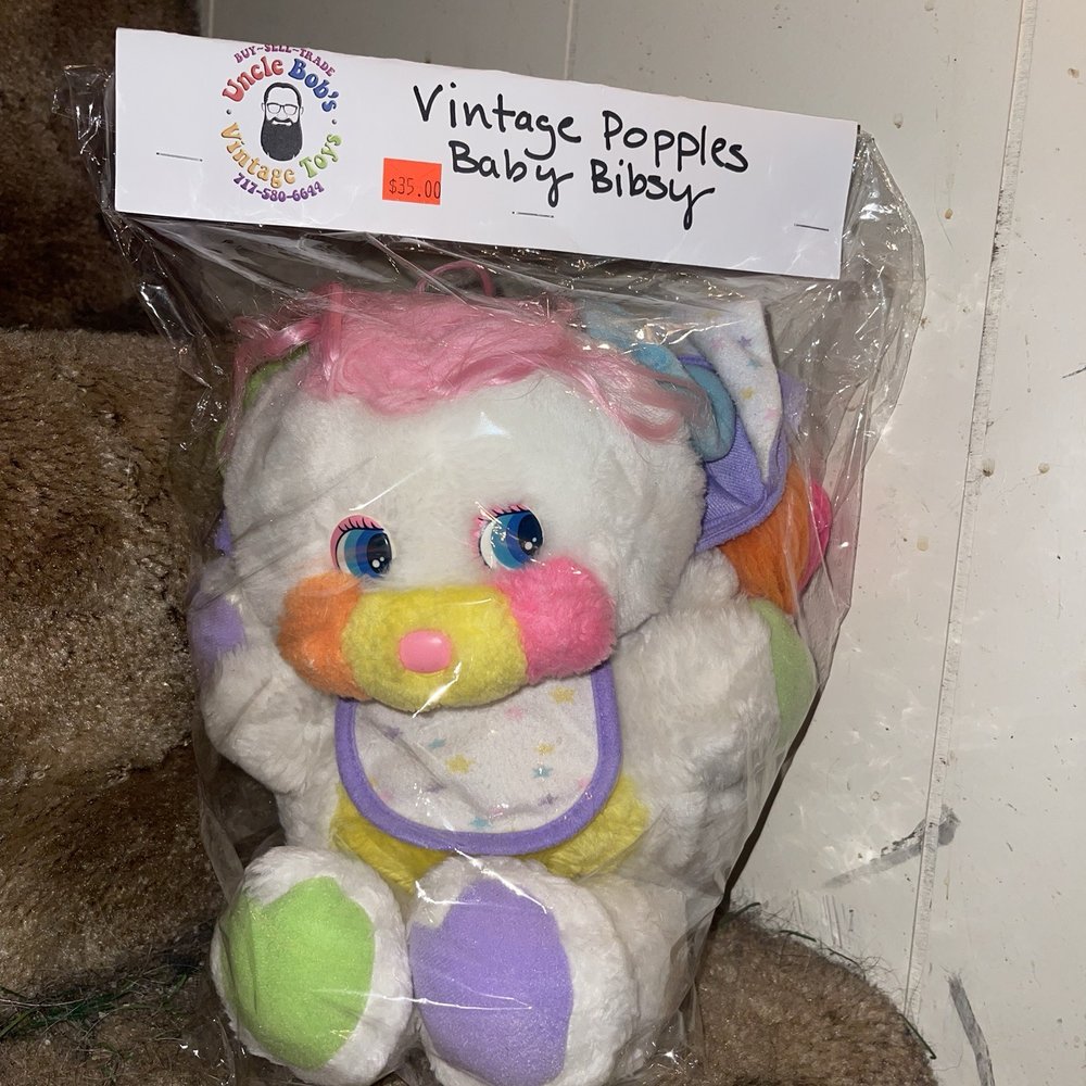 Uncle Bob's Vintage Toys - Popples Baby Bibsy - Toy Stores Near Me - Lemoyne, Pennsylvania Uncle Bob's Vintage Toys - Popples Baby Bibsy - Toy Stores Near Me - Lemoyne, Pennsylvania