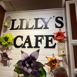 Lilly's Cafe - Sign