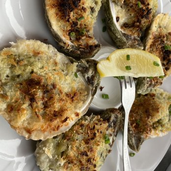 Square Grouper - Islamorada - Rockefeller oyster . Delicious - Seafood Near Me - Islamorada, Florida