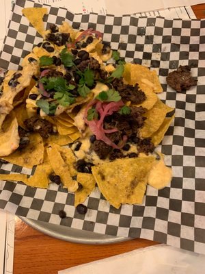 Photo of The Sports Bra - Portland, OR, US. Beef nachos