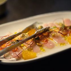 Hamachi crudo