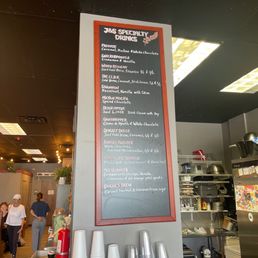 Their specialty drink menu!