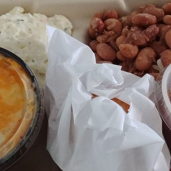 Gorilla Barbeque - Mac cheese, potatoe salad, beans and rice, and corn bread. - Barbeque Near Me - Pacifica, California Gorilla Barbeque - Mac cheese, potatoe salad, beans and rice, and corn bread. - Barbeque Near Me - Pacifica, California