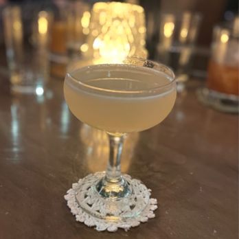 Water Bear Bar - a drink in a coupe glass - Cocktail Bars Near Me - Boise, Idaho