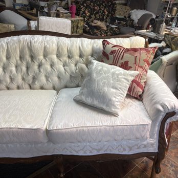 Phyllis Handshaw - Crooked stitching throughout - Furniture Reupholstery Near Me - Franklin, Virginia Phyllis Handshaw - Crooked stitching throughout - Furniture Reupholstery Near Me - Franklin, Virginia