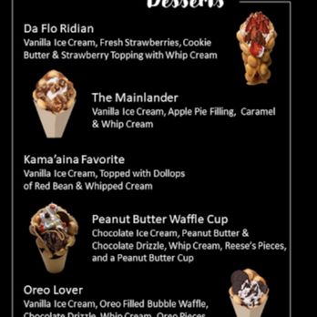 Aloha Waffle Bar - Dessert menu - Coffee & Tea Near Me - Jacksonville, Florida