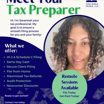 Savannah With She Does Taxes - Tax Services Near Me Savannah With She Does Taxes - Tax Services Near Me