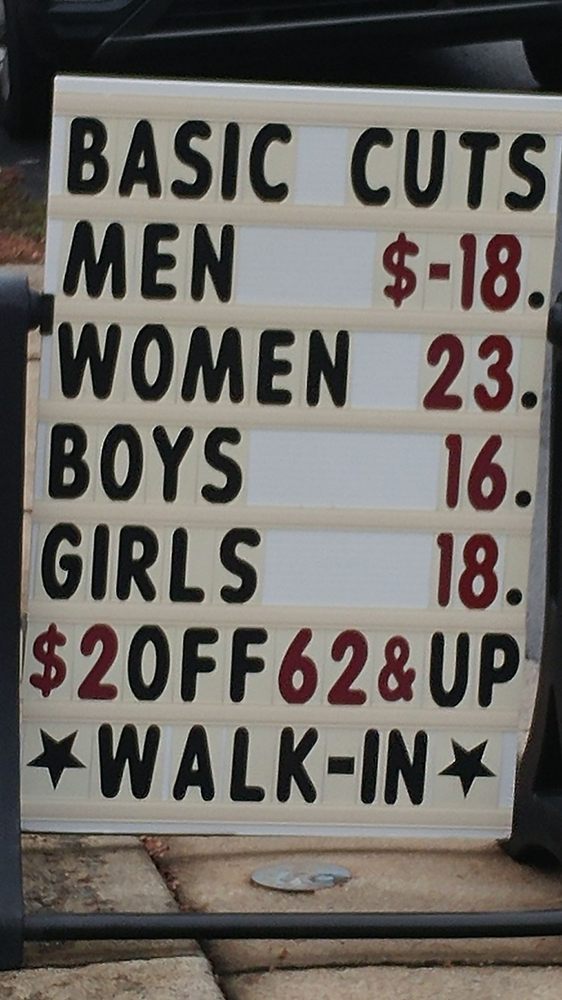 BASIC CUTS Updated September 2024 2142 Freemansburg Ave, Easton, Pennsylvania Barbers