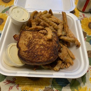 Valhalla Grill - Special: Fried green tomato BLT - Food Trucks Near Me Valhalla Grill - Special: Fried green tomato BLT - Food Trucks Near Me