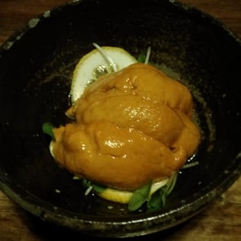 Ippuku - Uni-Pon, sea urchin with ponzu sauce - Bars Near Me - Berkeley, California Ippuku - Uni-Pon, sea urchin with ponzu sauce - Bars Near Me - Berkeley, California