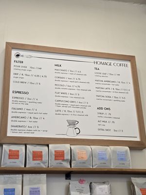 Menu photo 2 Homage Coffee Seattle, WA