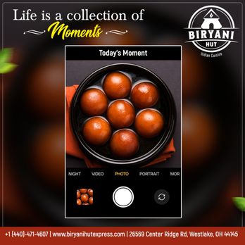 Biryani Hut Express - Life's sweet journey  Moments like gulab jamun. Savored, cherished, treasured  Each bite, a memory. Sweetness in every experience. - Indian Near Me - Westlake, Ohio