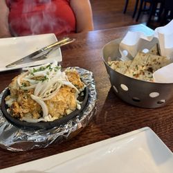 Monsoon Grill - Badami chicken Kebab and garlic naan