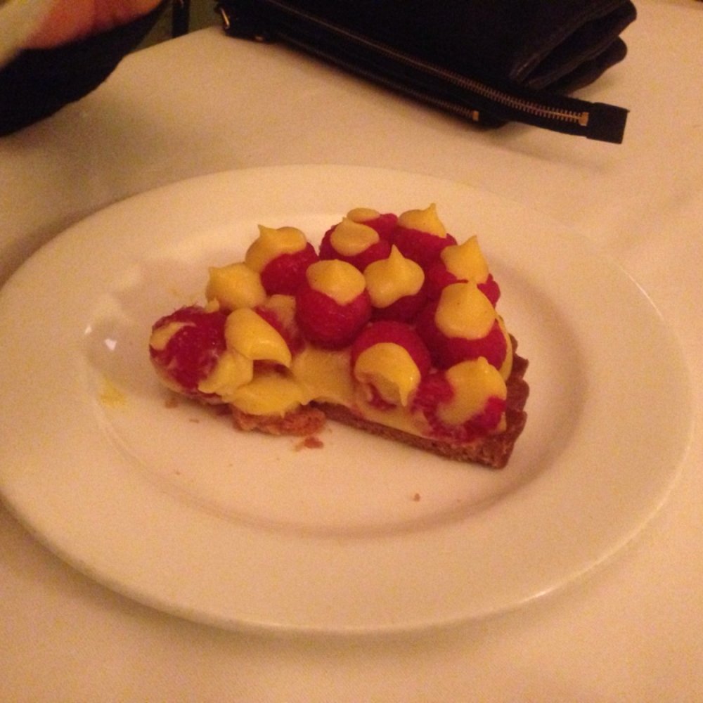 Da Giacomo - Dessert: rasberries, english custard tarte - Seafood Near Me - Milan, Michigan Da Giacomo - Dessert: rasberries, english custard tarte - Seafood Near Me - Milan, Michigan