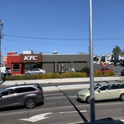 KFC - Drive thru line.