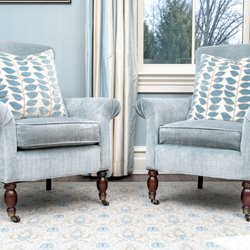Black Rock Galleries - Greenwich - Exquisite Pair Of Rinfret Upholstered Armchairs