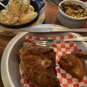 The Eagle Louisville - Chicken, horseradish mashed and succotash. - Southern Near Me - Louisville, Kentucky