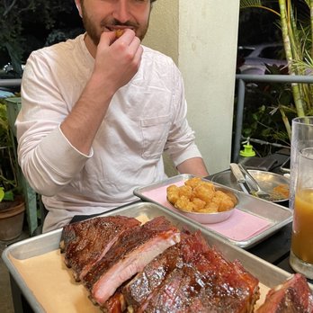 Easy ‘Que - Full rack of ribs and tater tots (+ Adham) - Barbeque Near Me - Kailua, Hawaii
