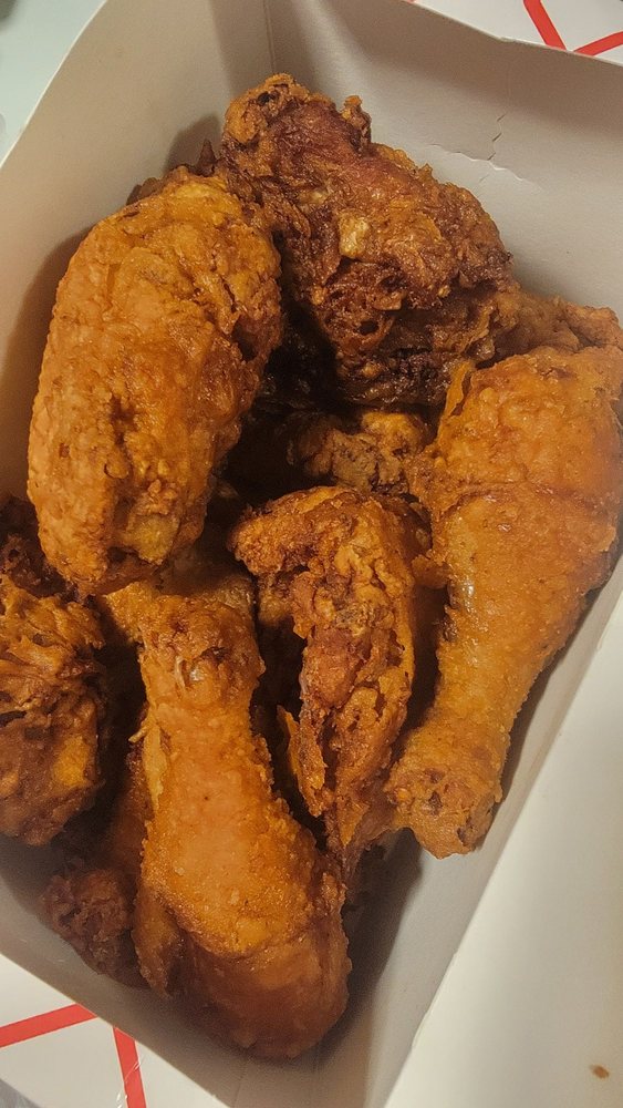 Food from Crown Fried Chicken