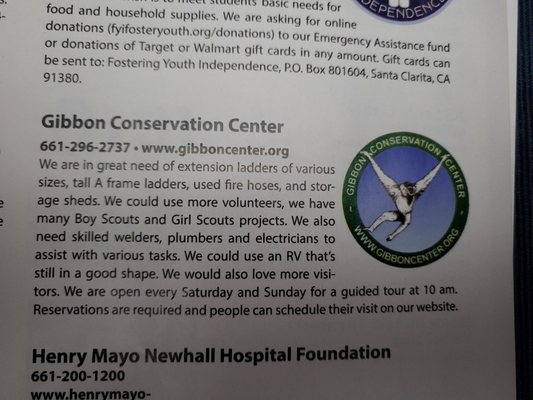 Gibbon Conservation Center by null
