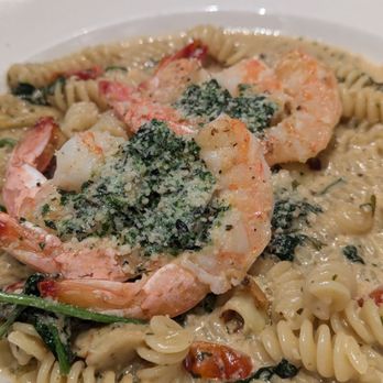 Fish City Grill - Shrimp Pasta in creamy Parmesan pesto - Seafood Near Me - Allen, Texas Fish City Grill - Shrimp Pasta in creamy Parmesan pesto - Seafood Near Me - Allen, Texas