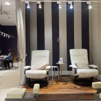 Nailed It Salon - one of the pedicure areas. so classy! - Nail Salons Near Me - Concord, California