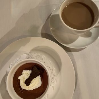 La Bourgogne - Chocolate pot de creme and baileys coffee - French Near Me - Kailua Kona, Hawaii