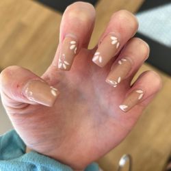 TK Nails & Spa - This is what my nails looked like after. Nothing like the picture I asked.