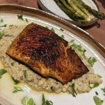 Barking Dog - SALMON CARBONARA - Breakfast & Brunch Near Me - Raleigh, North Carolina Barking Dog - SALMON CARBONARA - Breakfast & Brunch Near Me - Raleigh, North Carolina