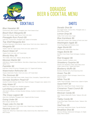 Menu photo 5 Dorados Restaurant and Bar Aransas Pass, TX Menu photo 5 Dorados Restaurant and Bar Aransas Pass, TX