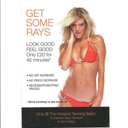 Sunbed Hire - If you cant get to the Salon we can deliver to your Home.