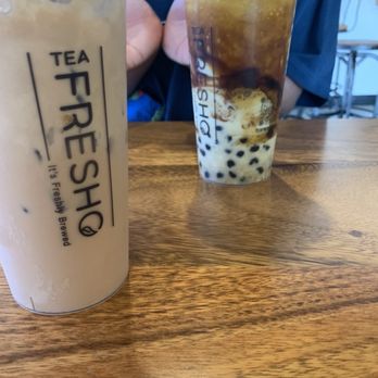 Tea Fresho - Tiramisu Milk Tea and Pistachio Brown Sugar Creme Brulee - Bubble Tea Near Me - Chandler, Arizona Tea Fresho - Tiramisu Milk Tea and Pistachio Brown Sugar Creme Brulee - Bubble Tea Near Me - Chandler, Arizona