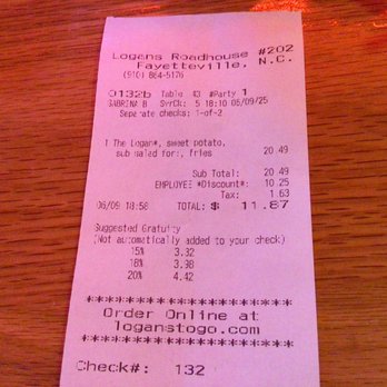 Logan's Roadhouse - Comped meal, no birthday dessert, no birthday song, birthday dinner - Barbeque Near Me - Garner, North Carolina Logan's Roadhouse - Comped meal, no birthday dessert, no birthday song, birthday dinner - Barbeque Near Me - Garner, North Carolina