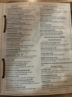 Menu photo 4 Alchemy Bar and Kitchen Vancouver, BC