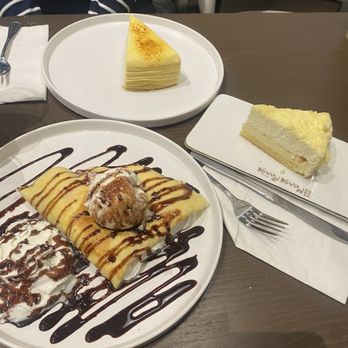 Mango Mango Dessert - Crème Brûlée Crepe cake, Double Fromage Cheesecake, BYO Crepe (banana, Nutella, coconut ice cream) - Desserts Near Me - Edison, New Jersey Mango Mango Dessert - Crème Brûlée Crepe cake, Double Fromage Cheesecake, BYO Crepe (banana, Nutella, coconut ice cream) - Desserts Near Me - Edison, New Jersey