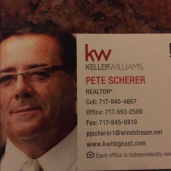 Peter Scherer - Keller Williams Realty - "Find a way where there is no way"  I am never to busy for you or your referrals  Make it a good day  Pete - Real Estate Agents Near Me