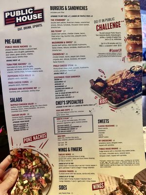 Menu photo 1 Public House Las Vegas, NV Menu photo 1 Public House Las Vegas, NV