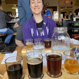 $5 flight of 4 beers on ah days. Love their beers! Awesome atmosphere